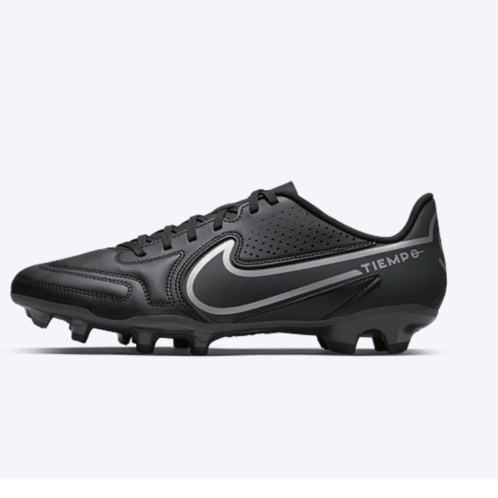 Nike Tiempo Black Soccer Cleats